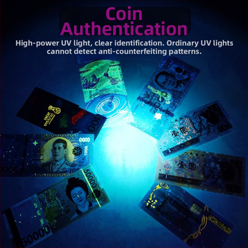 UV365 лампа за маникюр и UV фенер, презареждащ LED, алуминиева сплав, 5W 1200mAh