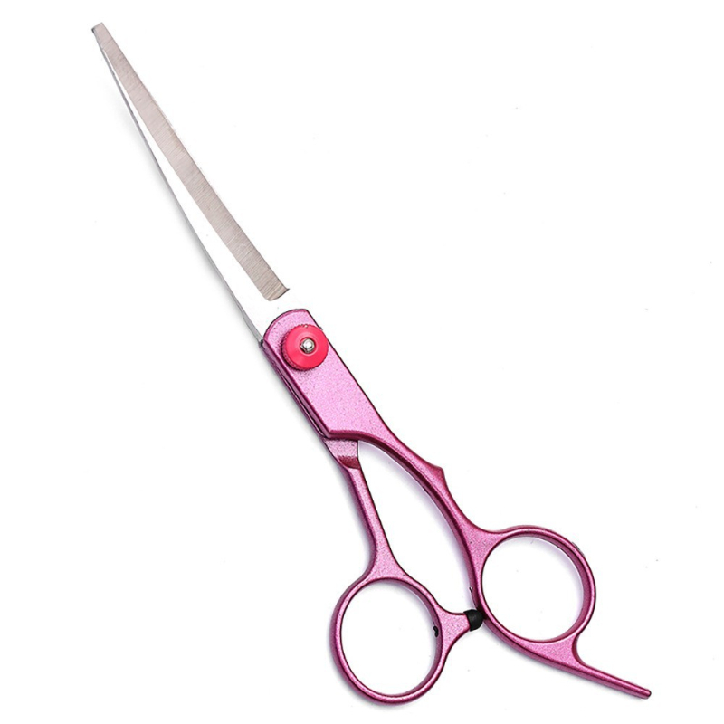 Mājdzīvnieku kopšanas šķēru komplekts – profesionālas izliektas šķēres suņu apmatojuma griezšanai Teddy suņiem