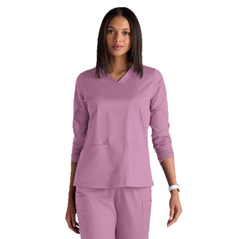 Unisex medicinski scrubs komplet - V-izrez, kratki rukavi, poliester-spandeks materijal s odvlačenjem vlage (odvlačenje vlage; Poliester 72% + Spandeks 7%; V-izrez; Kratki rukavi)