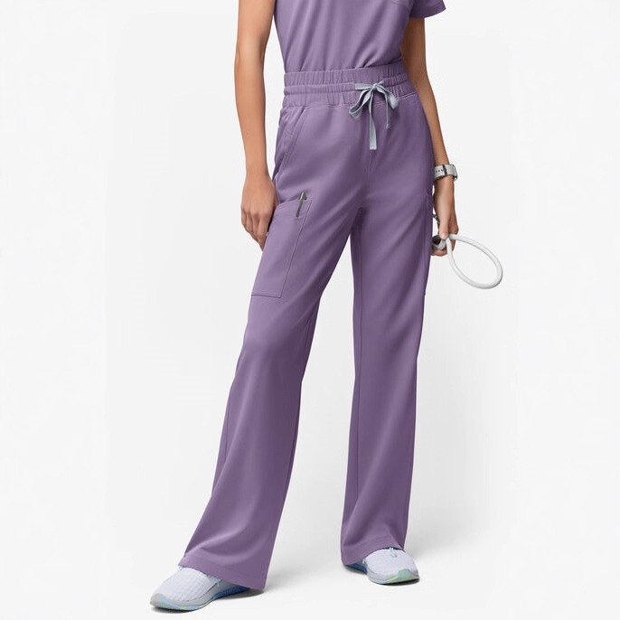 Unisex zdravotnícka súprava do práce, krátke rukávy, V-krk, materiál polyester/elastan, odvádza vlhkosť (72% polyester, 7% elastan), pre nemocničné kliniky a veterinárne kliniky, jeseň 2025