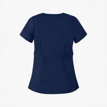 Zdravotnícky unisex set, vlhkosť odvádzajúci materiál, krátke rukávy, V-krk, polyester/spandex 72%/7%, pre nemocnice a veterinárne kliniky