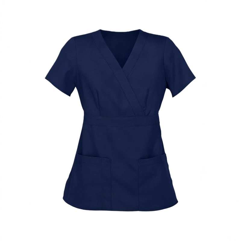 Zdravotnícky unisex set, vlhkosť odvádzajúci materiál, krátke rukávy, V-krk, polyester/spandex 72%/7%, pre nemocnice a veterinárne kliniky