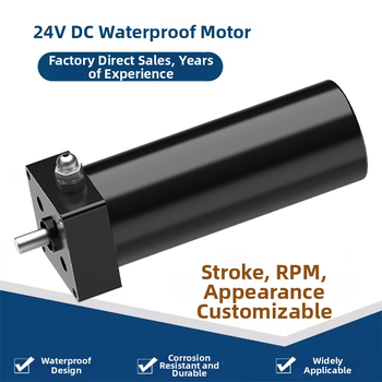 Bezkolektora DC motors 120W, ūdensizturīgs, zemūdens piedziņa, sprādzienizturīgs, spriegums 24-29V