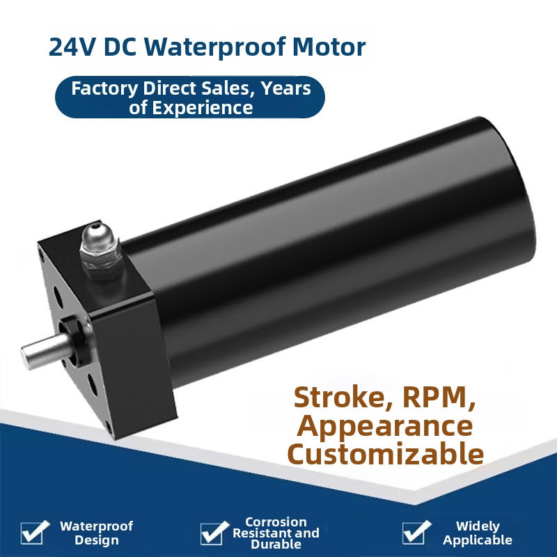 Bezkolektora DC motors 120W, ūdensizturīgs, zemūdens piedziņa, sprādzienizturīgs, spriegums 24-29V