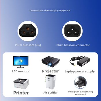 Long Zhengda лаптоп кабел за захранване с британски BS 1363, трижилен, PVC обвивка