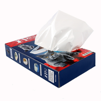 Stori PE maišai katės tualeto atliekoms, su virvele, 10 vnt dėžutėje