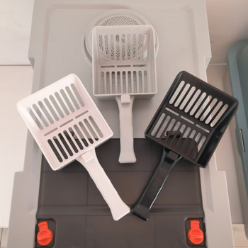 Mačacia lopatka na piesok pre minerálny a tofu piesok, s jemnými otvormi, plastový čistiaci nástroj pre domáce zvieratá