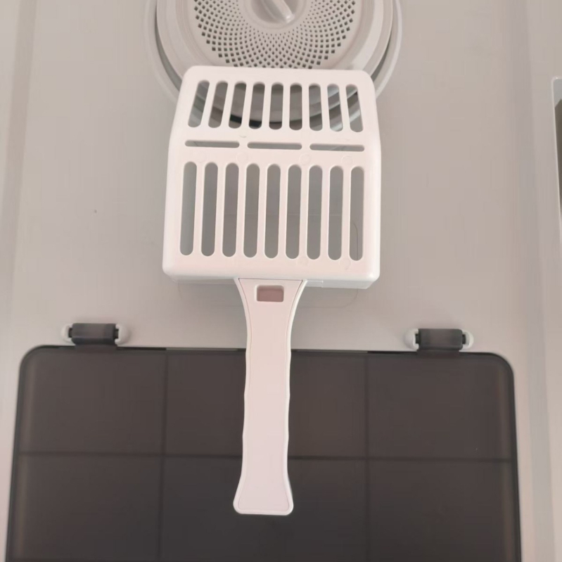 Mačacia lopatka na piesok pre minerálny a tofu piesok, s jemnými otvormi, plastový čistiaci nástroj pre domáce zvieratá