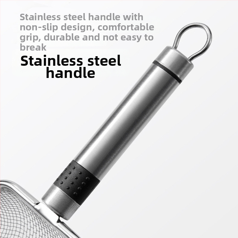 Lopată pentru nisip de pisică, din oțel inoxidabil, cu găuri fine