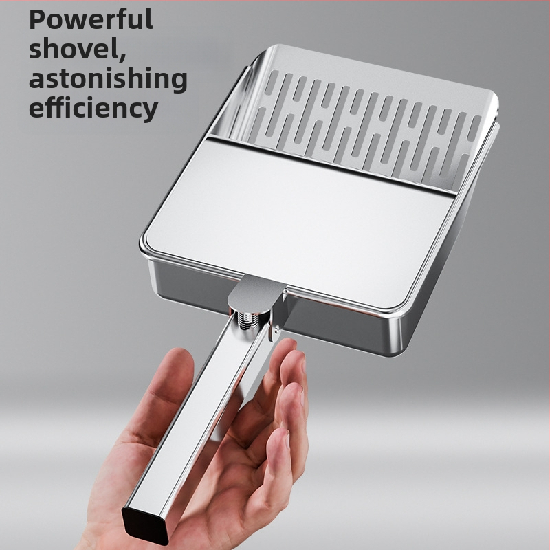 Macskaalom-szedegető kanál fedéllel, rozsdamentes acélból, többfunkciós, finom lyukakkal