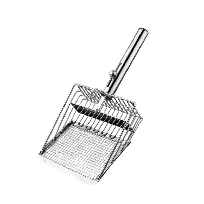 POPOCOLA fém macskaalmokhoz való lapát | Anyag: krómozott vas | Macskáknak | Nem importált