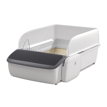 Magicscoop Cutie de nisip inteligentă pentru pisici, design deschis, curățare electrică, semi‑închis, material PP