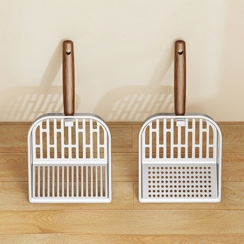 Macskaalom-lapát fából készült nyéllel és kampóval – otthoni használatra, többfunkciós lapát