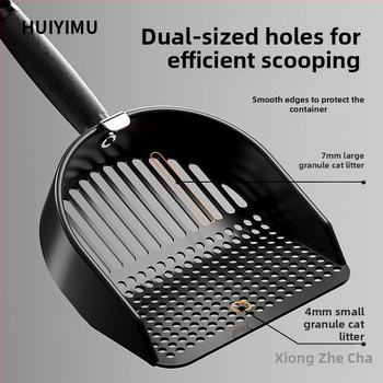 Macskaalmotál lapát, ABS műanyag, kétfunkciós kialakítás, finom lyukú