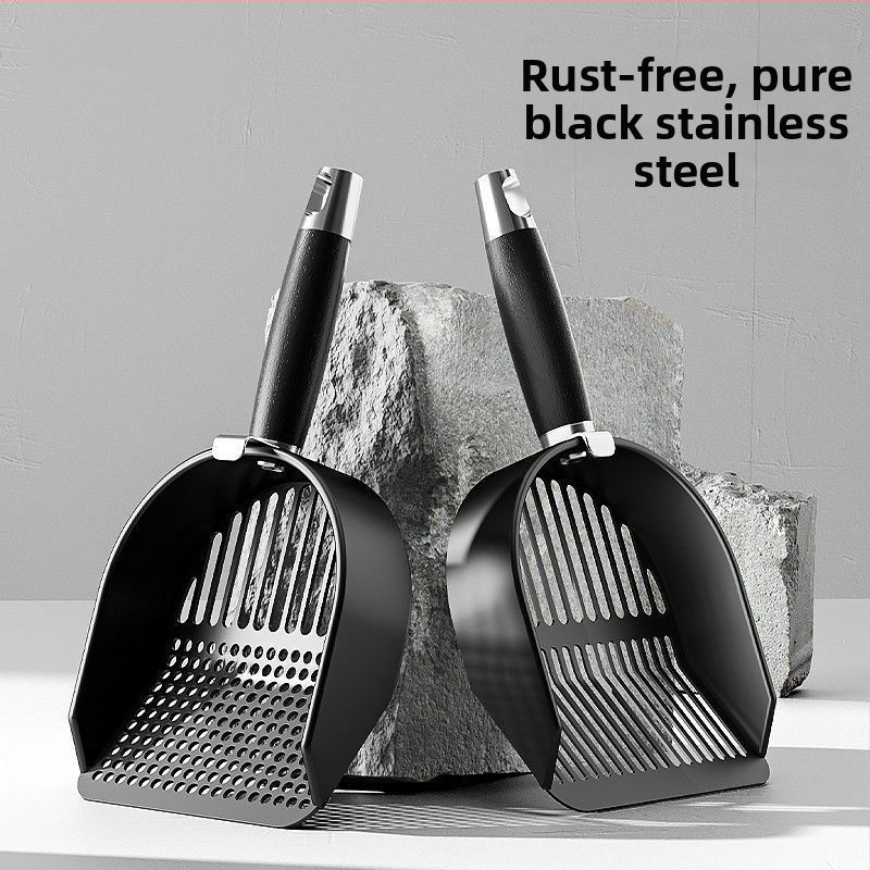 Macskaalmotál lapát, ABS műanyag, kétfunkciós kialakítás, finom lyukú