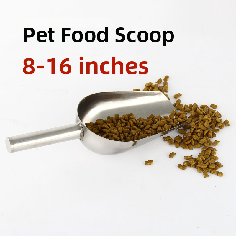 Nerūsējošā tērauda barības lāpsta mājdzīvniekiem, piemērota kaķiem un suņiem, izturīga