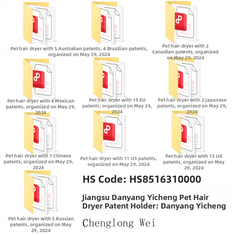 Erős teljesítményű háziállat-szárító és vízbefúvó autómosáshoz – 2000W+, 220V, Túlmelegedés elleni védelem, Speciális motor, Standard fűtőelem