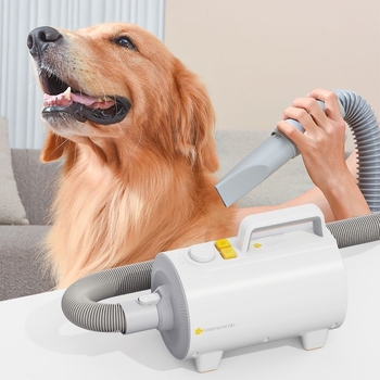 Uscător pentru animale de companie – zgomot redus, uscare rapidă, ioni negativi, 220V, sub 1000W