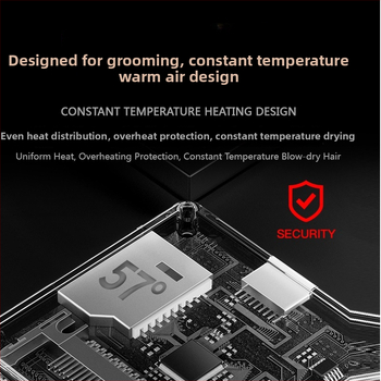 Visu vienā: Lemmikdzīvnieku matu žāvētājs suņiem un kaķiem | zem 1000W, AC motora, 220V, spirāliskais apkures vadītājs, pārkaršanas aizsardzība