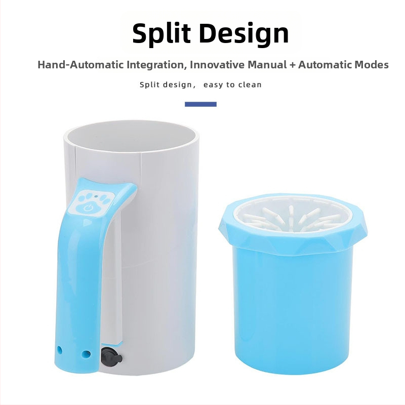 Yafitte Spălător Automate de Labe pentru Câini, USB Încărcare, ABS Corp, Mâner Ergonomic, Pachet 18