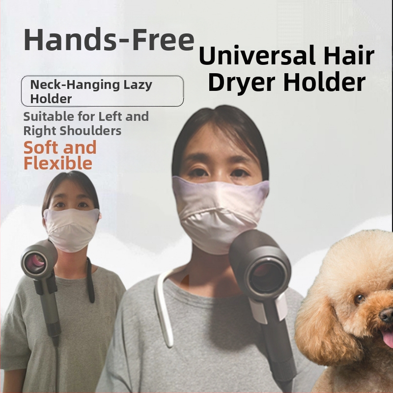 Dzīvnieku matu žāvētāja turētājs — krāna tipa statīvs, universāla saderība, 2000W+, ≤36V