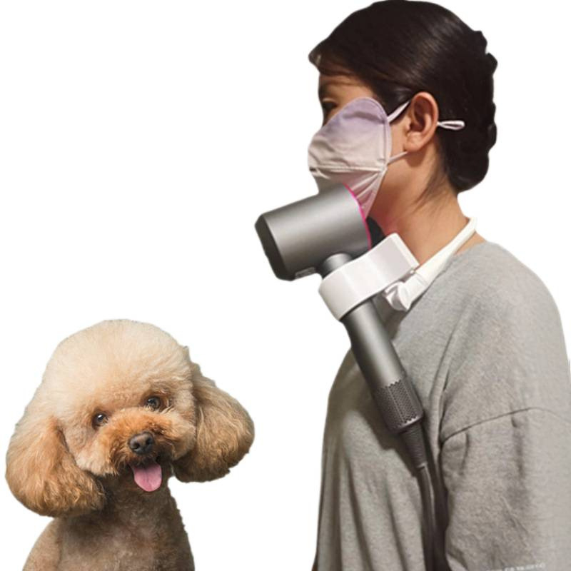 Dzīvnieku matu žāvētāja turētājs — krāna tipa statīvs, universāla saderība, 2000W+, ≤36V