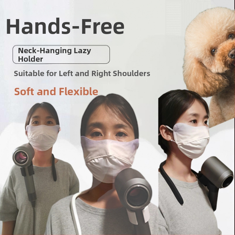 Dzīvnieku matu žāvētāja turētājs — krāna tipa statīvs, universāla saderība, 2000W+, ≤36V