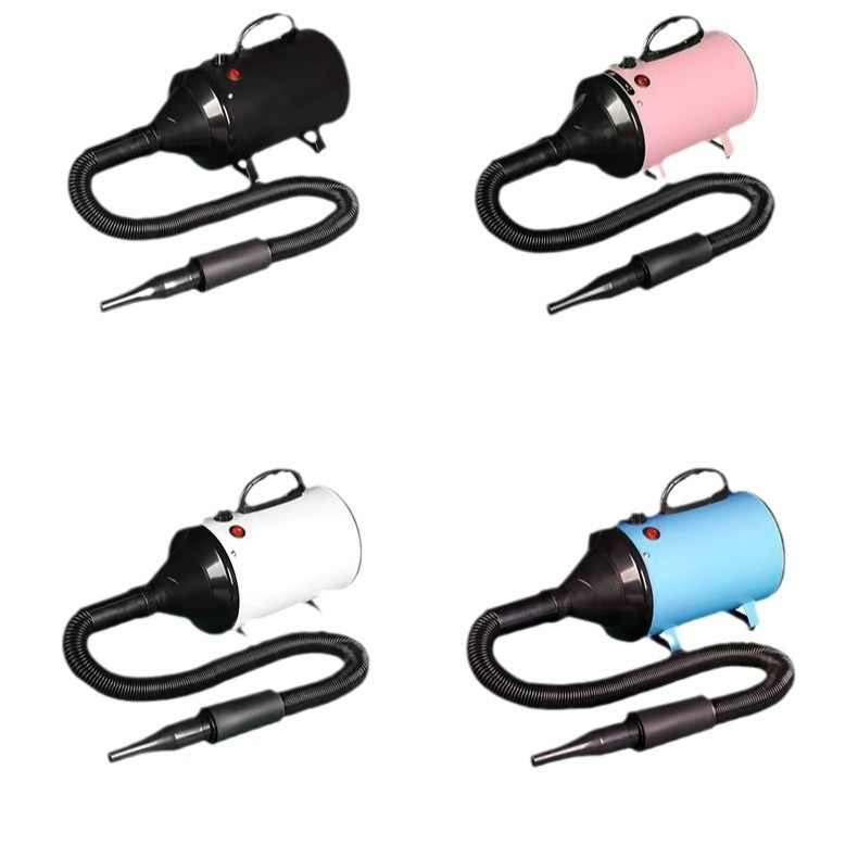 Mājdzīvnieku kopšanas pūtējs ar regulējamu ātrumu un sprauslu, 2000W AC motoru, 220V, pārkaršanas aizsardzība