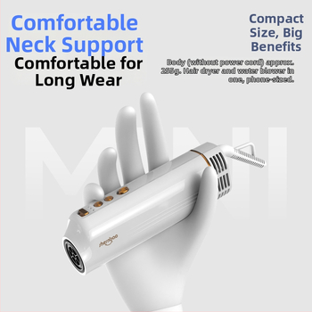 Visu-in-one žāvēšanas iekārta mājdzīvniekiem (suņiem un kaķiem), karājās pie kakla, kluss augstas veiktspējas žāvētājs un matu noņemšana — Nd-01, 1000–1199W, 220V, AC motors, pārkaršanas aizsardzība