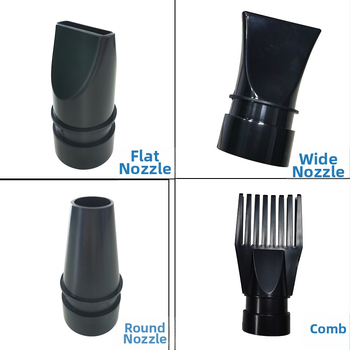 Aksesuāri mājdzīvnieku matu žāvētājam ar regulējamu pūtēja gaisa strūklu, šļūtenes savienojumu un priekšējo vāku — zem 1000W, pārkaršanas aizsardzība, universāla saderība