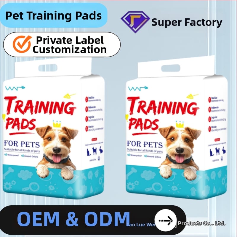 Állat-tréning alátétek kutyáknak és macskáknak, vastagabb nedvszívás és szagtalanítás, anyag: PE-filmből és nem szőtt textilből, csomagolás: 100/50/40/20 db