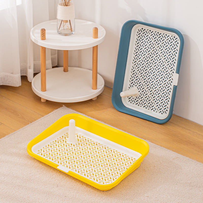 Toalet za pse s pedestalom za sprječavanje gazenja po fekalijama, urin za male pse, ogradica za pse (Materijal: PP; Uvoz: Ne; Privatna marka: Nema)