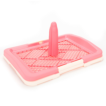 Troublemaker kućna toalet za pse s rešetkastim dizajnom – za mužske pse, plastika, zdravlje i higijena