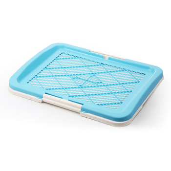 Troublemaker kućna toalet za pse s rešetkastim dizajnom – za mužske pse, plastika, zdravlje i higijena