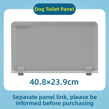 Toaleta pre psa s prepážkou, na stenu namontovaná, proti striekaniu, z plastu, Značka What a Beautiful