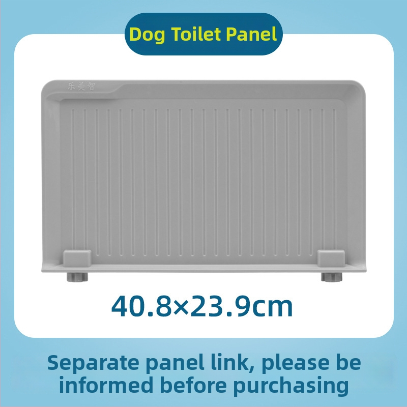 Toaleta pre psa s prepážkou, na stenu namontovaná, proti striekaniu, z plastu, Značka What a Beautiful