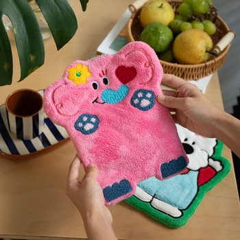 Forest Party ръчна кърпа за ръце, сладка и висяща, попивателна и бързосъхнеща за дома, детска кърпа за ръце - Материал: Coral fleece; Персонализация: Да; Тегло: 200 g+; Бранд: Banda; Нитки: 150D