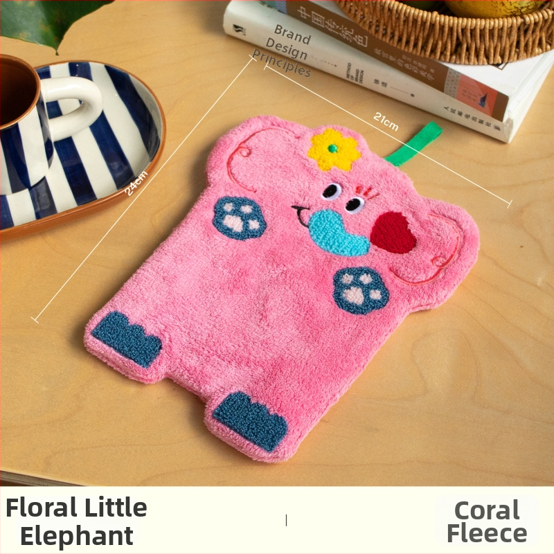 Forest Party ръчна кърпа за ръце, сладка и висяща, попивателна и бързосъхнеща за дома, детска кърпа за ръце - Материал: Coral fleece; Персонализация: Да; Тегло: 200 g+; Бранд: Banda; Нитки: 150D