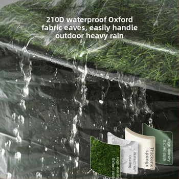 Котешка къщичка за открито – затворена, защита срещу дъжд и сняг, зимно топла, лесна за разглобяване и почистване