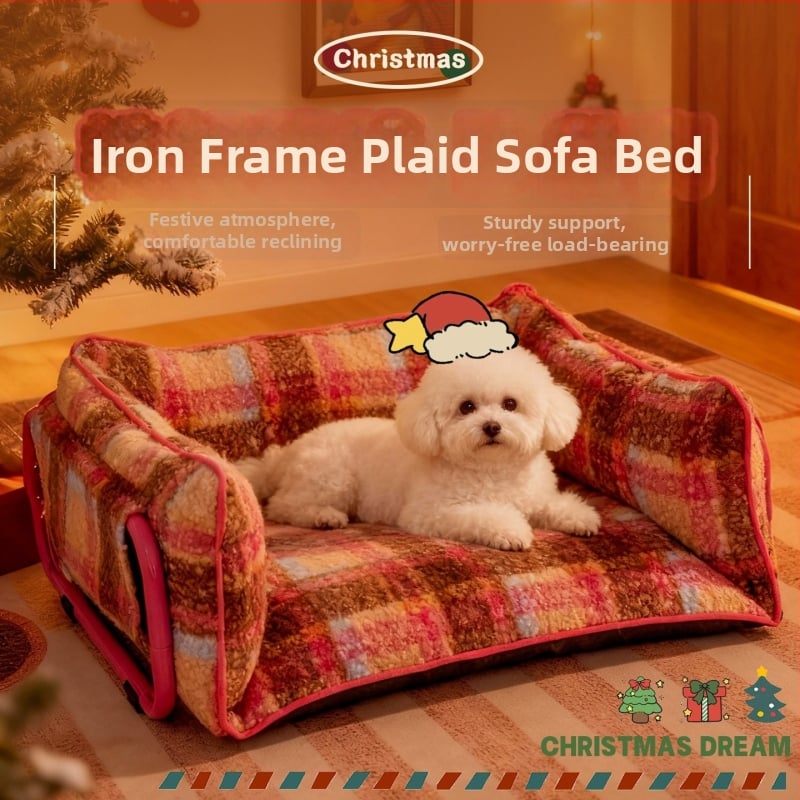 Гнездо за домашни любимци за кучета — Материал: PP памук + метална тръба; Категория: гнездо за домашни любимци; Подходящо за: кучета; Почистване: мие се; Монтаж: лесен