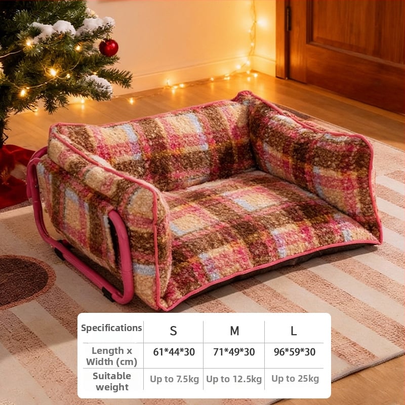 Гнездо за домашни любимци за кучета — Материал: PP памук + метална тръба; Категория: гнездо за домашни любимци; Подходящо за: кучета; Почистване: мие се; Монтаж: лесен