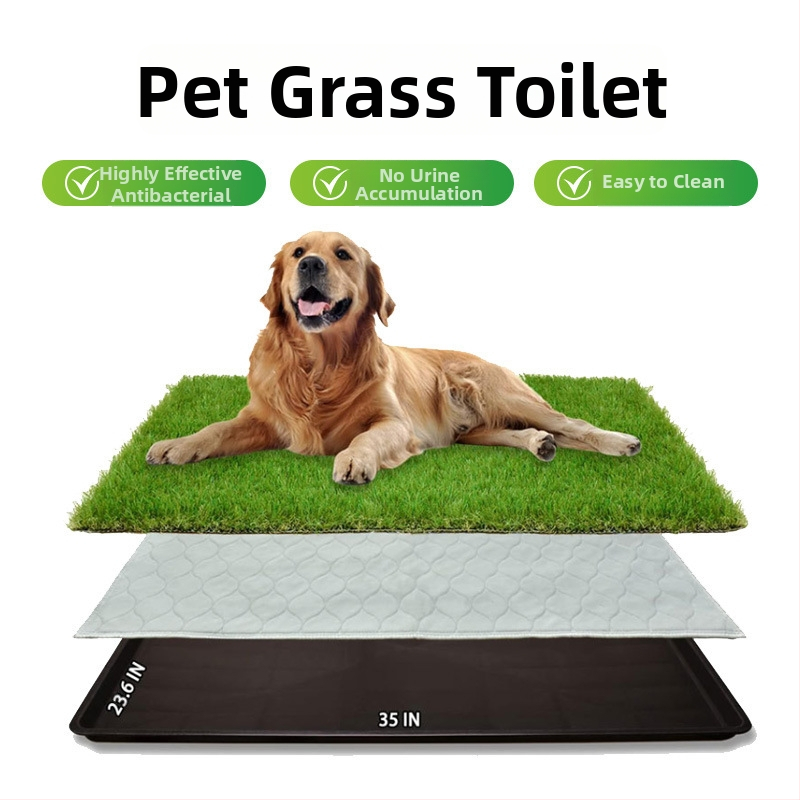 Podložka pre psiu toaletu – prateľná, vysoká hustota umelej trávy, plastový podklad