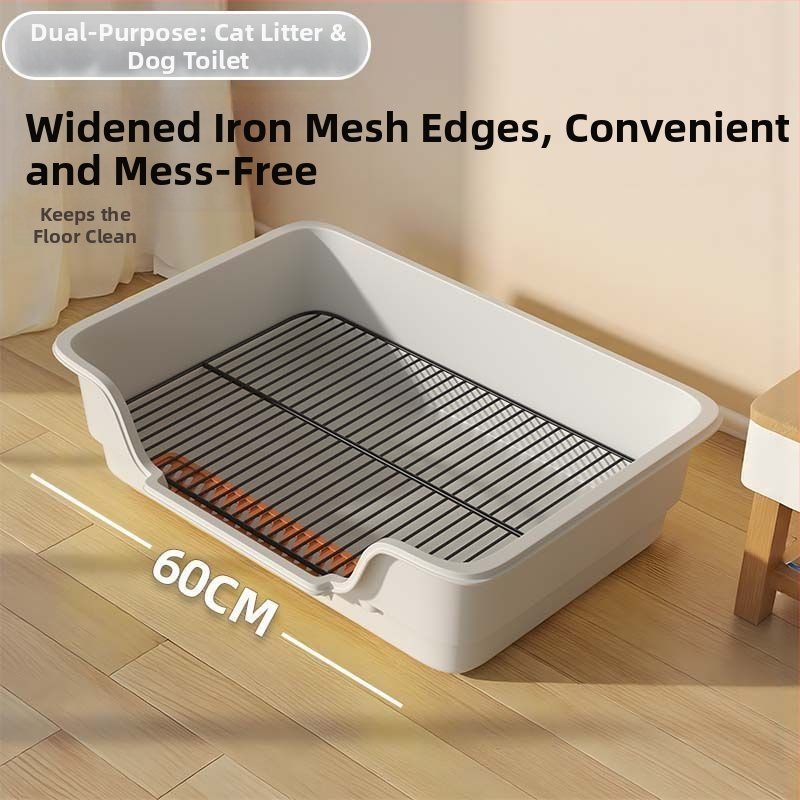 Psia toaleta - ľahko čistiaca, plastová, proti šliapaniu, proti rozstreku moču