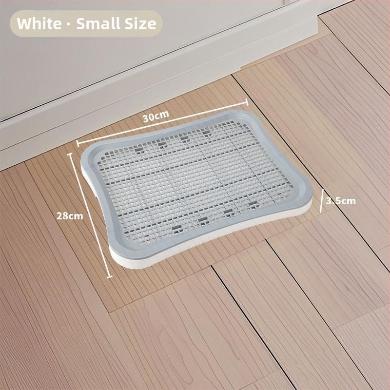 Toaletă pentru câini - ușor de curățat, din plastic, anti-pășire, anti-stropire a urinei