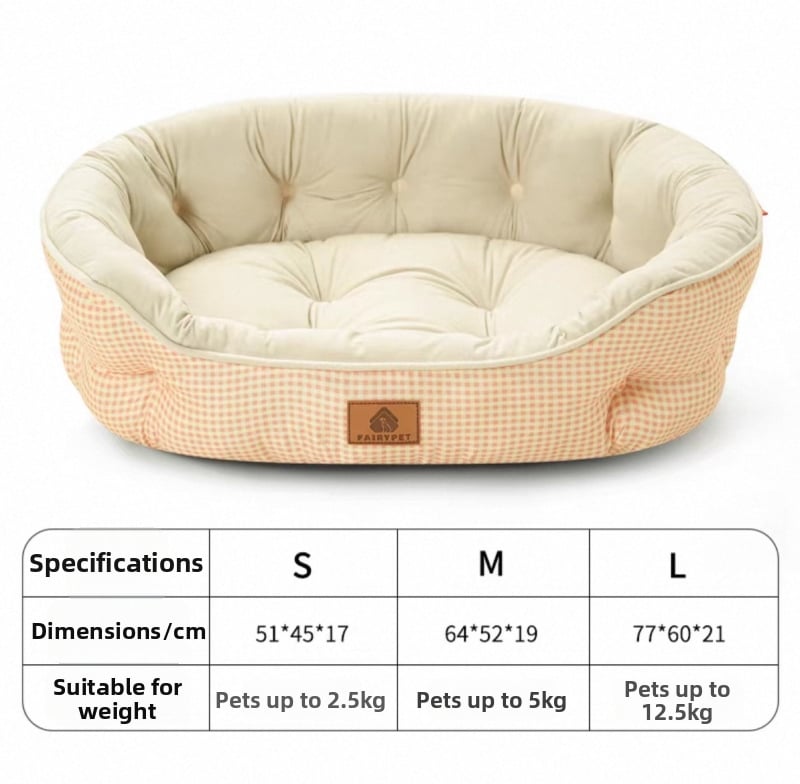 Легло за кучета с принт хайндстут, подпора за врата, нехлъзгаща се основа; полиестер + изкуствен велур и памук; почистване с влажна кърпа; лесна употреба