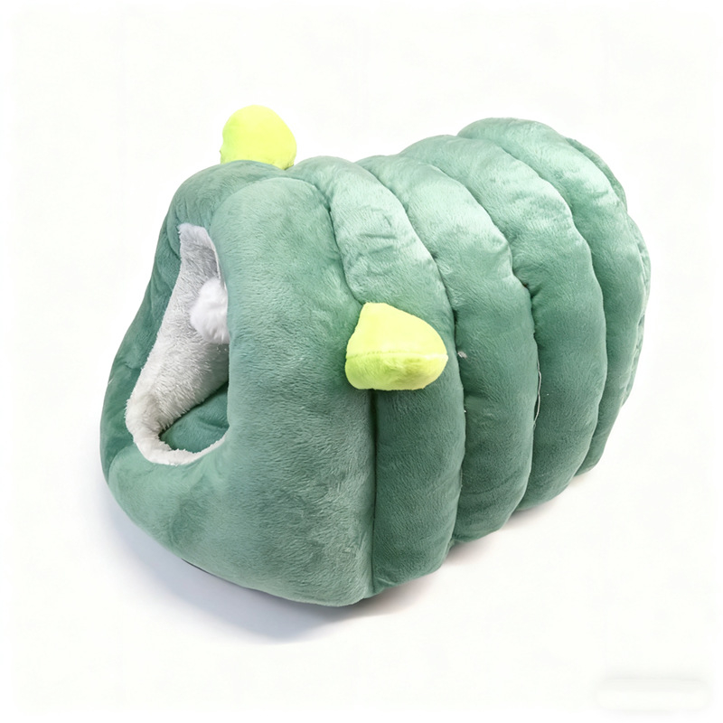 Гнездо за домашни любимци – полузатворено кучешко легло, фланелен материал, сваляемо и миещо се