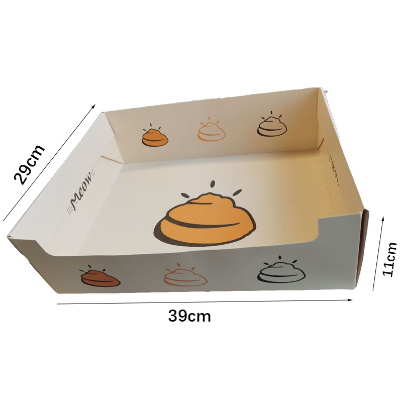 Jednokratna sklopiva kutija za mačji pijesak, prijenosno putno WC za mačke