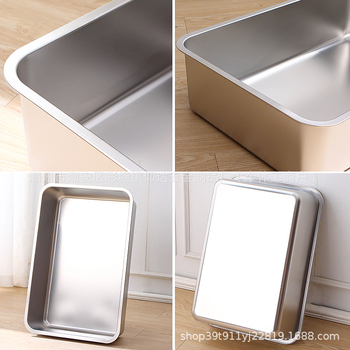 Kutija za mačke s poklopcem, podignuta, pravokutnog oblika