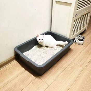 Mačací záchod - úplne otvorený, čiastočne uzavretý dizajn proti špliechaniu, PVC materiál, vhodný pre Rag­doll a Maine Coon