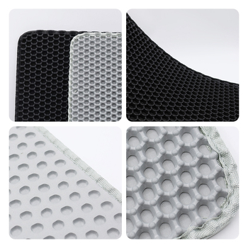 Podloga za mačji pijesak, dvostruko filtriranje, zaštita od prskanja, sprječava izbacivanje pijeska, prilagođeni oblik